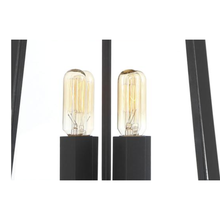 Nuvo 60-6583 Halifax - 4 Light Large Wall Lantern - with Clear Glass - Matte Black Finish