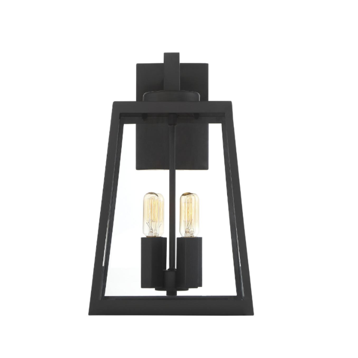 Nuvo 60-6583 Halifax - 4 Light Large Wall Lantern - with Clear Glass - Matte Black Finish