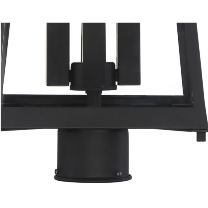Nuvo 60-6585 Halifax - 4 Light Post Lantern - with Clear Glass - Matte Black Finish
