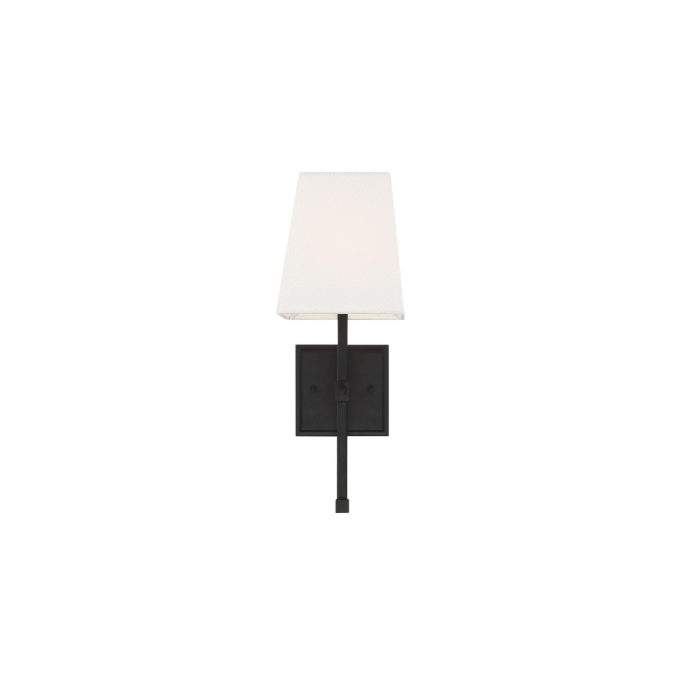 Nuvo 60-6709 Highline - 1 Light Vanity - with White Linen Shade - Aged Bronze Finish