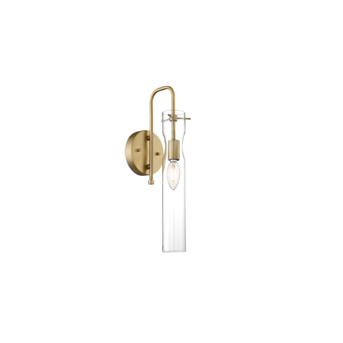Nuvo 60-6855 Spyglass - 1 Light Sconce - Vintage Brass Finish
