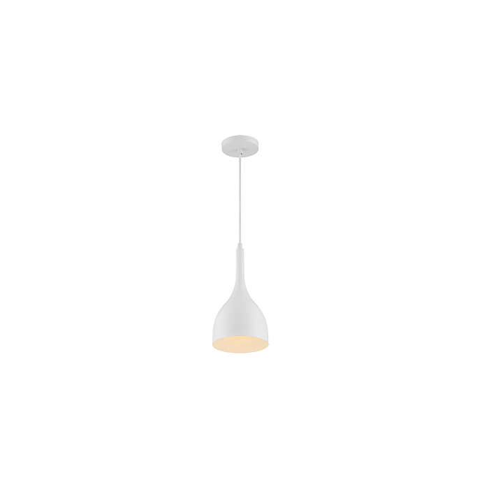 Nuvo 60-7096 Bellcap - 1 Light Pendant with- Matte White Finish