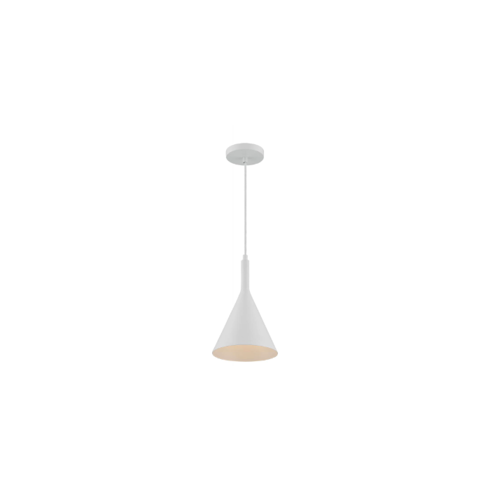 Nuvo 60-7137 Lightcap - 1 Light Pendant with- Matte White Finish