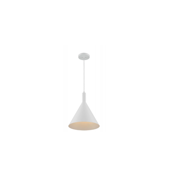 Nuvo 60-7138 Lightcap - 1 Light Pendant with- Matte White Finish
