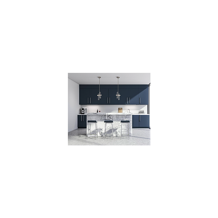Nuvo 62-106 Frame - LED Pendant Fixture - Brushed Nickel Finish