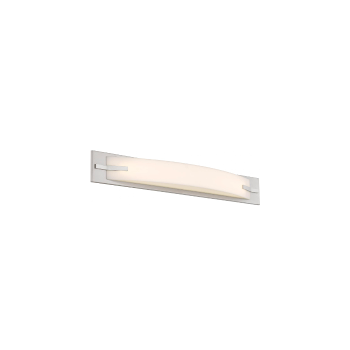 Nuvo 62-1082 Bow - 31" LED Vanity with White Acrylic Diffuser - Brushed Nickel Finish