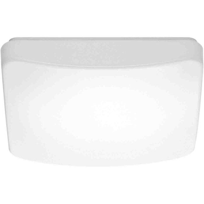 Nuvo 62-1095 11" Flush Mounted LED Light Fixture; Square shape; White Finish; 120 Volts *DISCONTINUED*