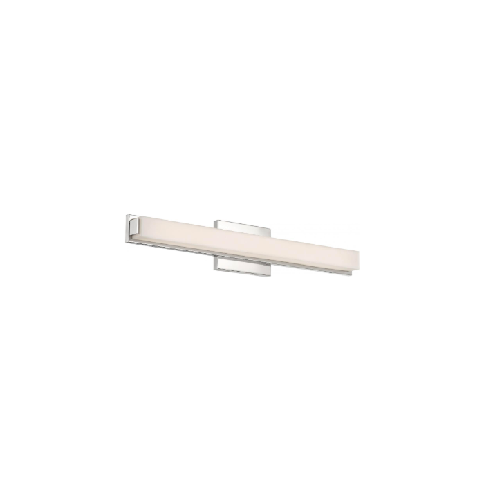 Nuvo 62-1102 Slick - 25" LED Vanity with White Acrylic Diffuser - Polished Nickel Finish