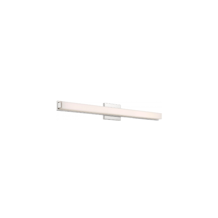 Nuvo 62-1103 Slick - 36" LED Vanity with White Acrylic Diffuser - Polished Nickel Finish