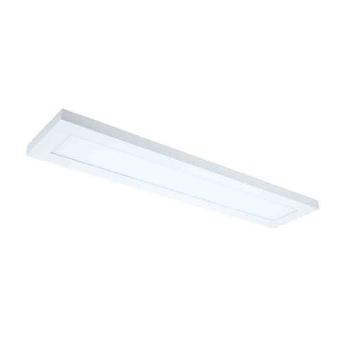 Nuvo 62-1770 Blink Pro Plus; 24 Watt; 5.5 in. x 24 in; Surface Mount LED; CCT Selectable; 90 CRI; White Finish; 120/277 Volt; Rectangular Shape