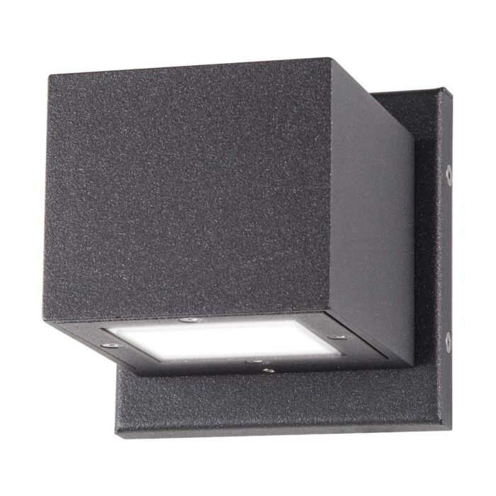 Nuvo 62-1235 Verona LED Small Square Up/Down Fixture in Anthracite Finish *Discontinued - See recommended replacement*