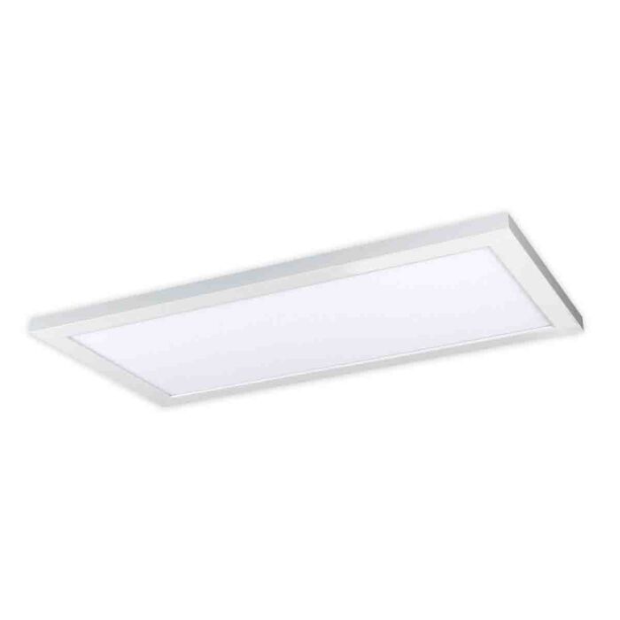 Nuvo 62-1773 Blink Pro Plus; 24 Watt; 12 in. x 24 in.; Surface Mount LED; CCT Selectable; 90 CRI; White Finish; 120/277 Volt; Rectangular Shape