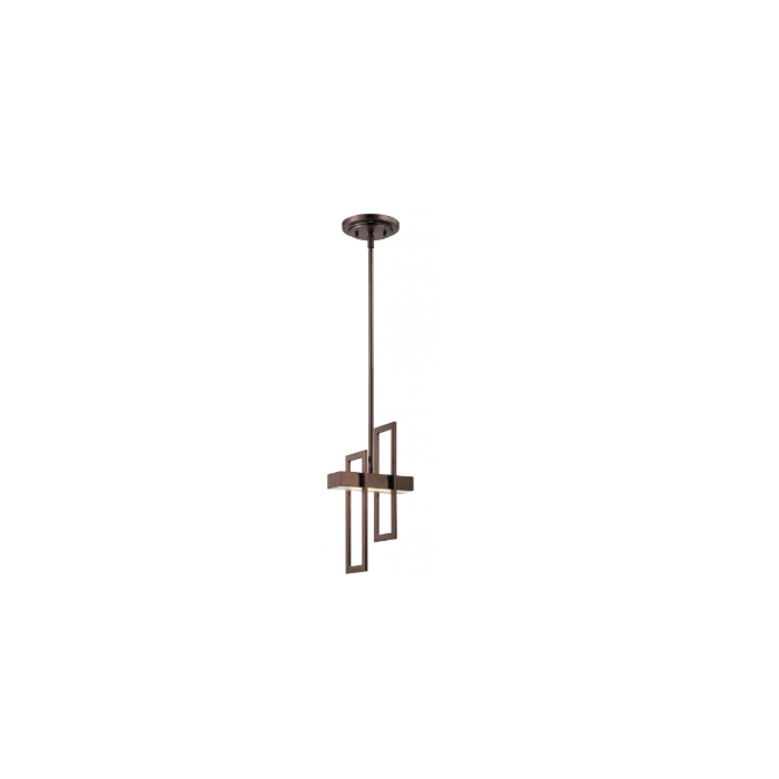 Nuvo 62-126 Frame - LED Pendant Fixture - Hazel Bronze Finish