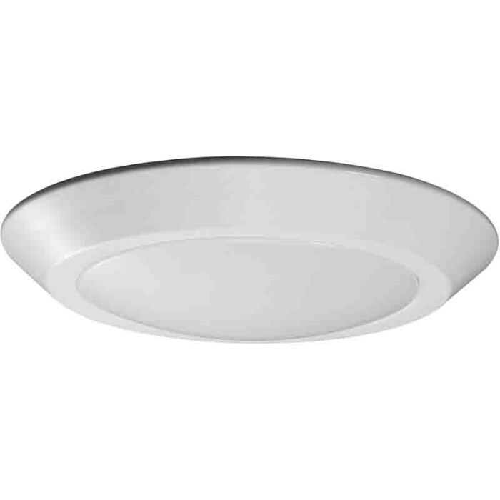 Nuvo 62-1261 7" LED Flush Mount Fixture; Disk Light; White Finish; 3000K *DISCONTINUED - See recommended replacement*