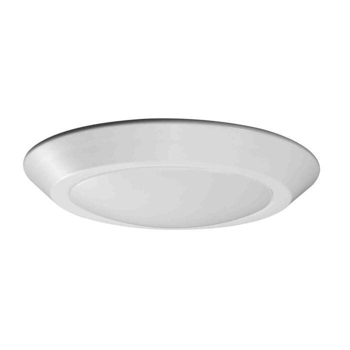 Nuvo 62-1801R1 - 7 inch LED Disk Light; 5-CCT Selectable; White Finish; 120V