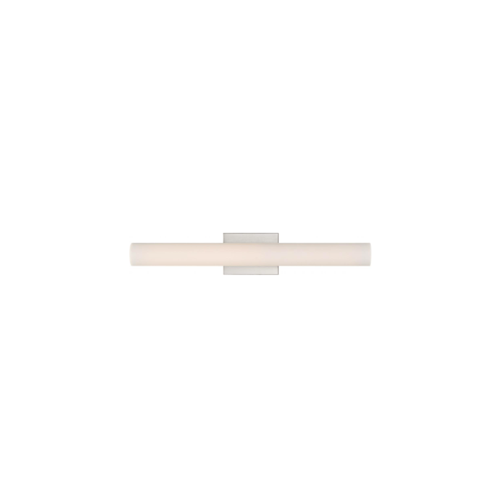 Nuvo 62-1322 Bend - 25" LED Vanity with White Acrylic - Brushed Nickel Finish