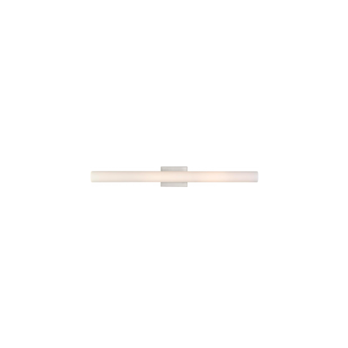 Nuvo 62-1323 Bend - 36" LED Vanity with White Acrylic - Brushed Nickel Finish