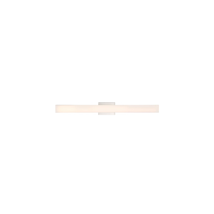 Nuvo 62-1332 Jess - 36" LED Vanity with White Acrylic - Brushed Nickel Finish