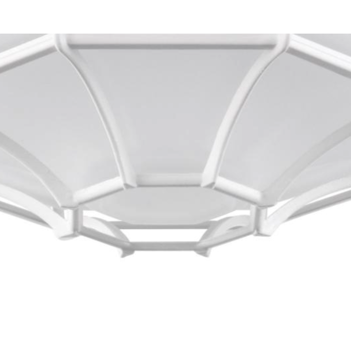 Nuvo 62-1399 LED Spider Cage Fixture; White Finish with Frosted Glass