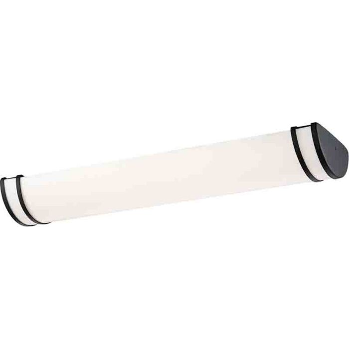 Nuvo 62-1740 Glamour LED 50 inch; Linear Flush Mount Fixture; Black Finish; CCT Selectable 3K/4K/5K