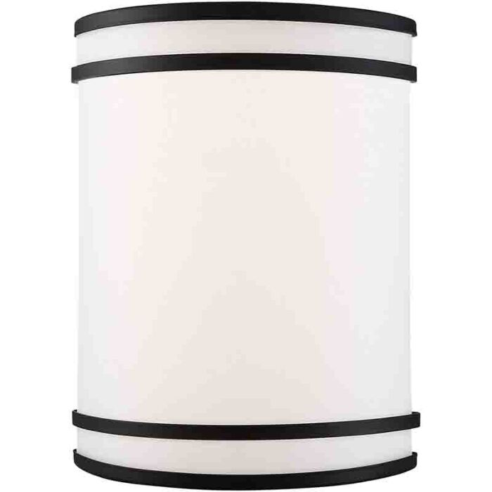 Nuvo 62-1745 Glamour LED Wall Sconce; Black Finish; CCT Selectable 3K/4K/5K