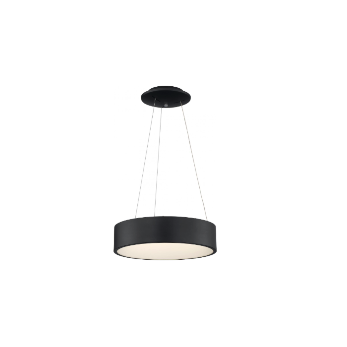 Nuvo 62-1456 Orbit - LED 18" Pendant - Black Finish