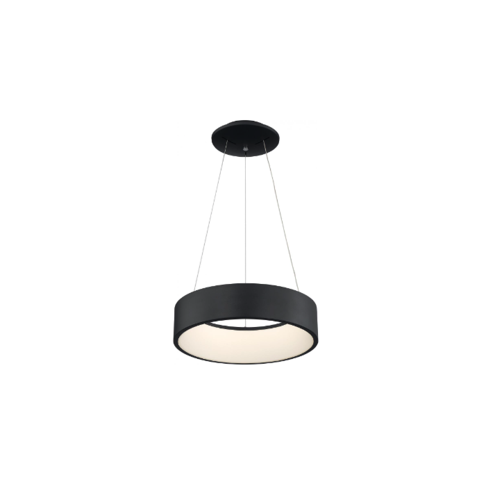 Nuvo 62-1456 Orbit - LED 18" Pendant - Black Finish