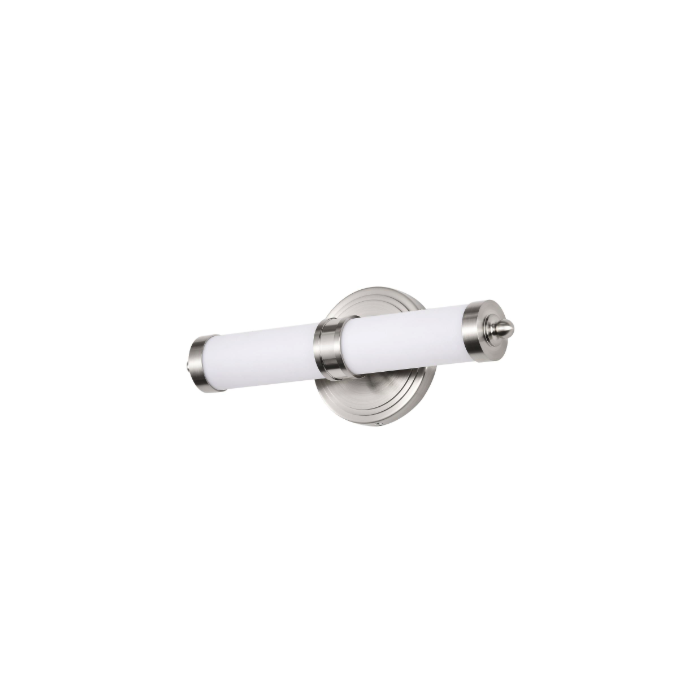 Nuvo 62-1534 Kagen Small Vanity; LED; Brushed Nickel Finish; White Acrylic Lens