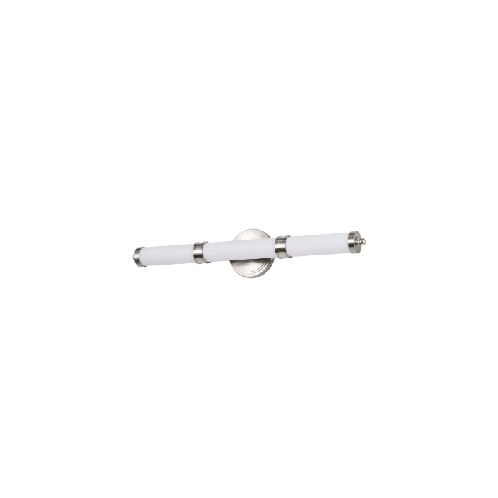 Nuvo 62-1535 Kagen Medium Vanity; LED; Brushed Nickel Finish; White Acrylic Lens