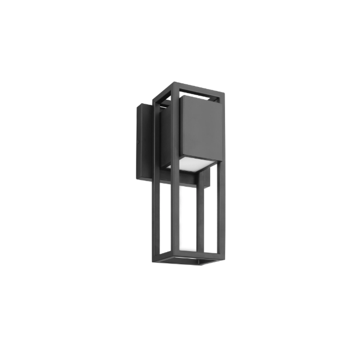 Nuvo 62-1653 Supreme; 10W LED; Small Wall Lantern; Matte Black Finish