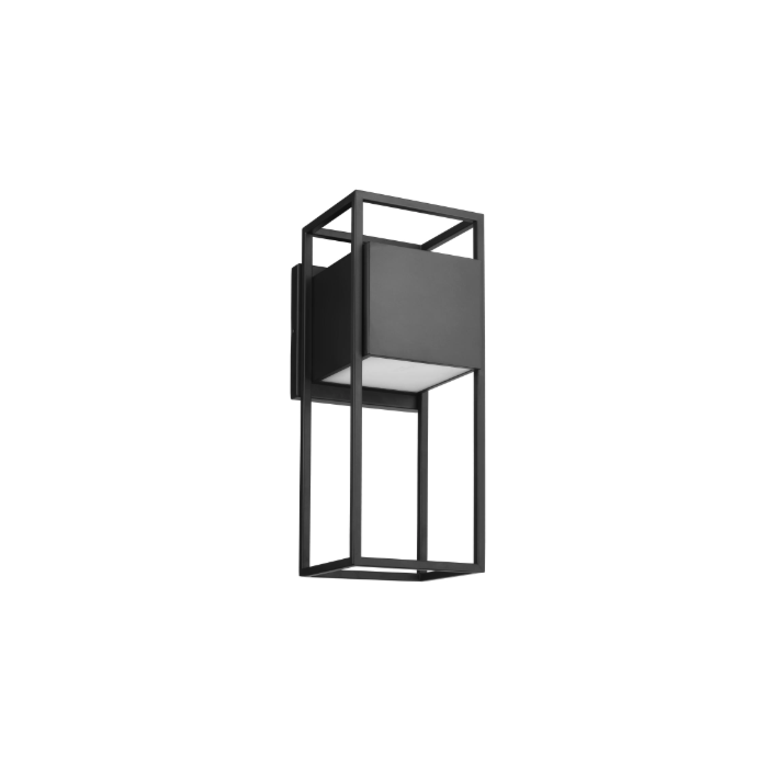 Nuvo 62-1655 Supreme; 18W LED; Large Wall Lantern; Matte Black Finish