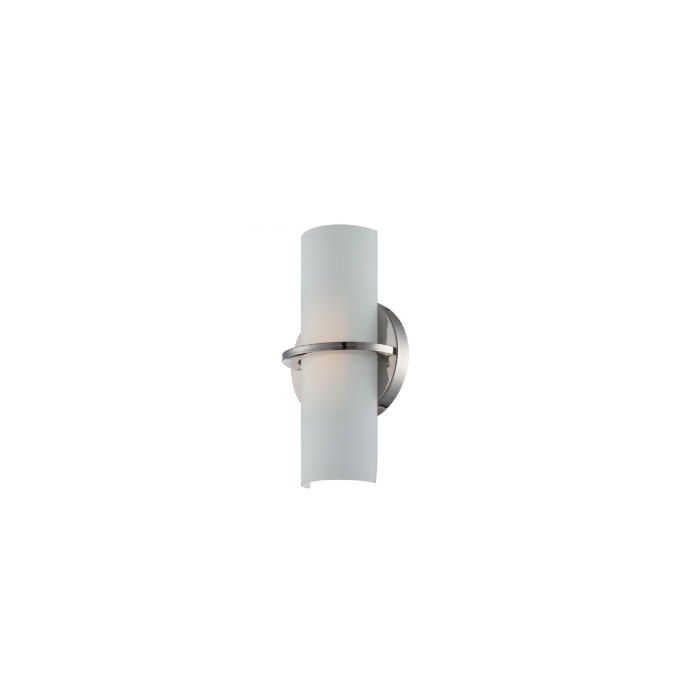 Nuvo 62-185 Tucker - LED Wall Sconce with Etched Opal Glass - Polished Nickel Finish