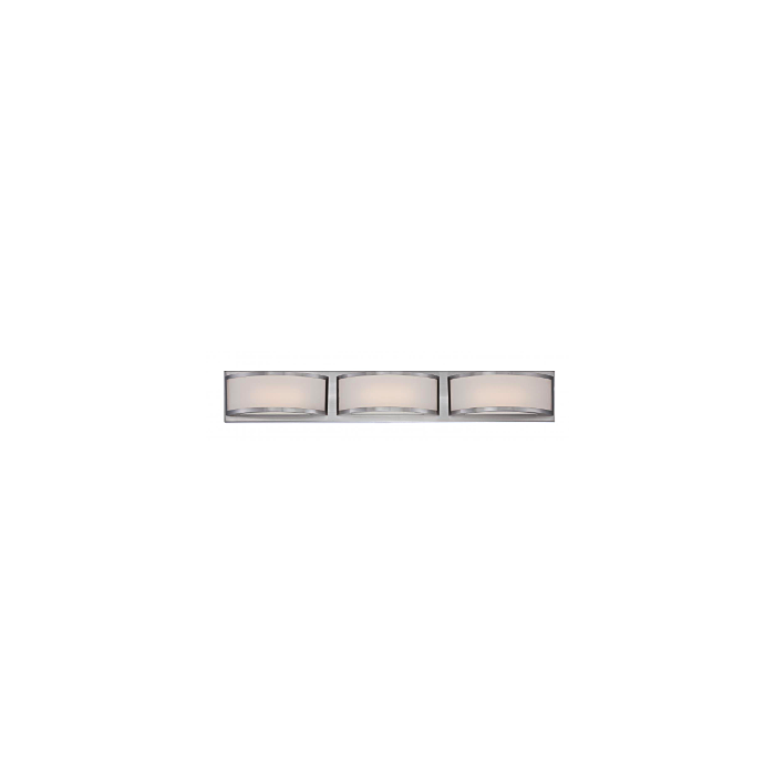 Nuvo 62-319 Mercer - (3) LED Wall Sconce with Frosted Glass - Brushed Nickel Finish