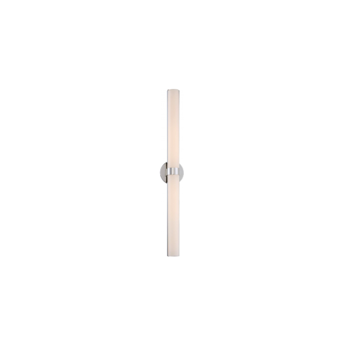 Nuvo 62-724 Bond - Double LED Vanity with White Acrylic Lens - Polished Nickel Finish