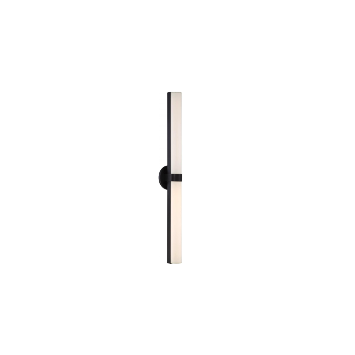 Nuvo 62-744 Bond; Double LED Vanity; 37.38 inches; White Acrylic Lens; Aged Bronze Finish