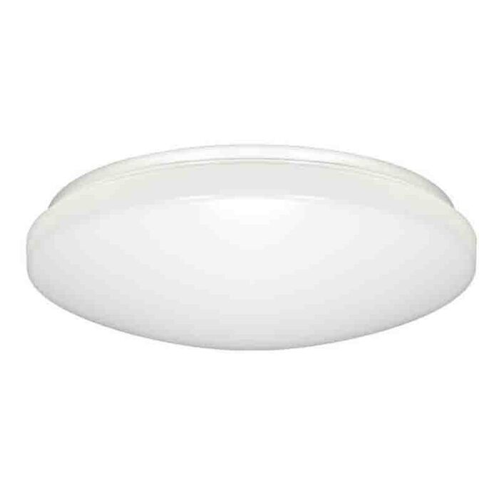 Nuvo 62-1211 11 inch; Acrylic Round; Flush Mounted; LED Light Fixture; CCT Selectable with Microwave Sensor ; White Finish; 120V