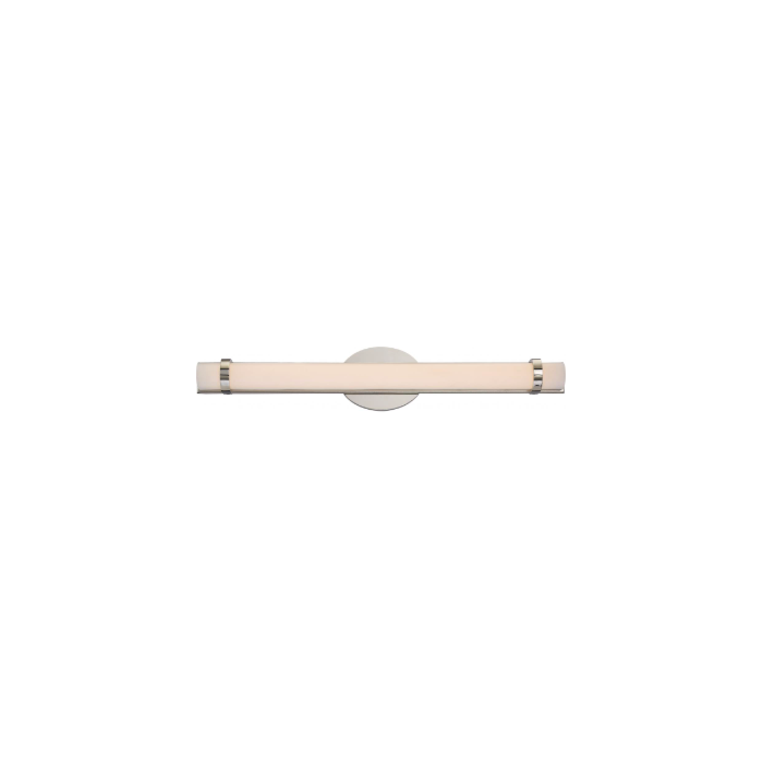 Nuvo 62-932 Slice - 24" Double LED Wall Scone - Polished Nickel Finish