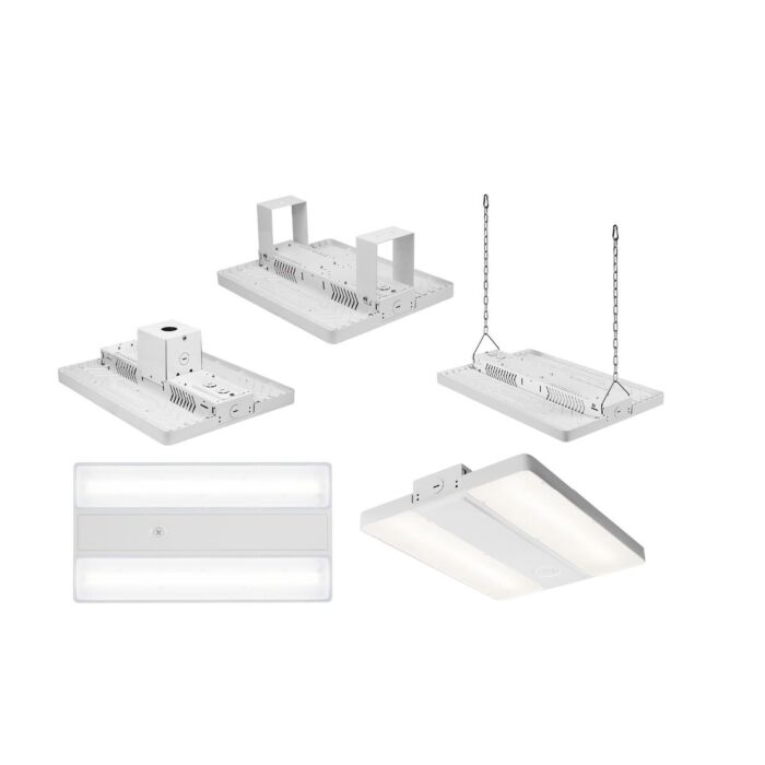 Sylvania 63413 - LED Highbay Linear, 6A Luminaire, 210W, 277-480V, Dimmable, 4000K, WhiteFinish