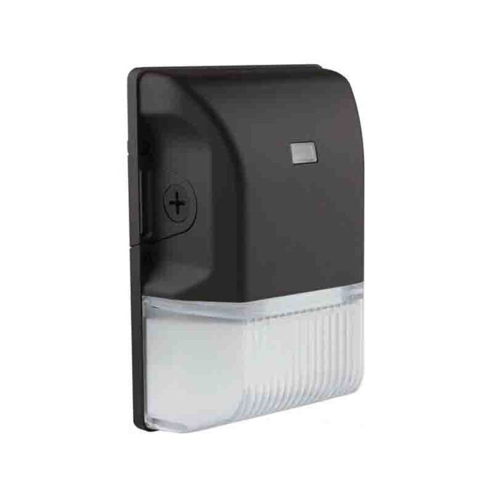 Satco 65-747 LED Small Wall Pack with Photocell; 20W; 3000K/4000K/5000K; Black Finish; 120V-277V