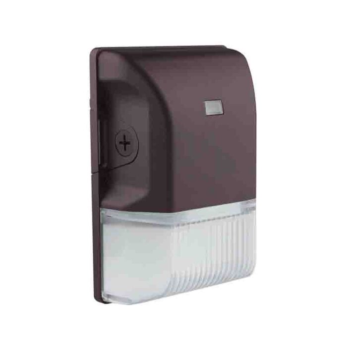 Satco 65-748 LED Small Wall Pack with Photocell; 20W; 3000K/4000K/5000K; Bronze Finish; 120V-277V