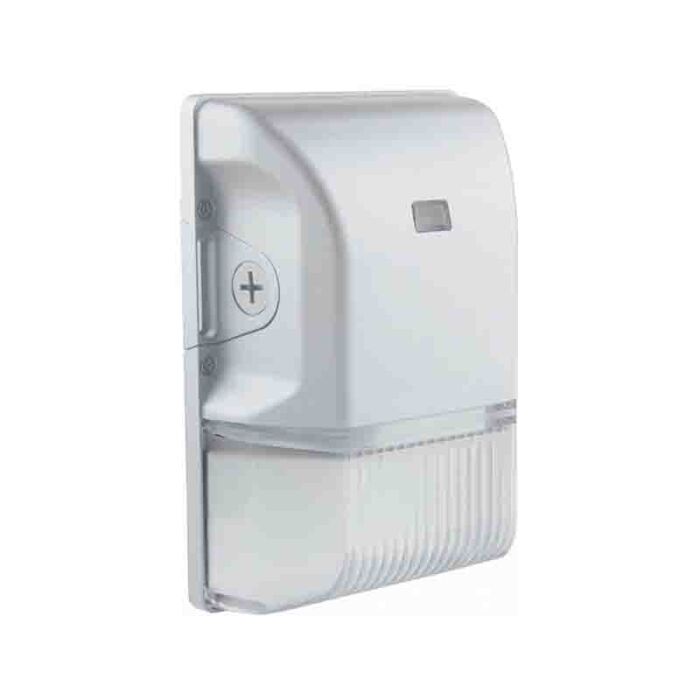 Satco 65-749 LED Small Wall Pack; 20W; CCT Selectable 3K/4K/5K; White Finish; 100-277V