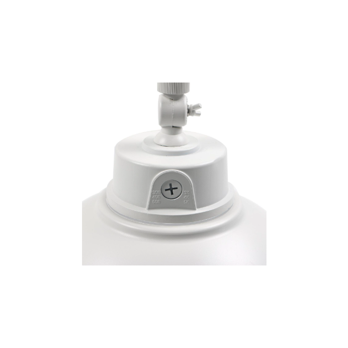 Nuvo 65-660 LED Gooseneck; 30W/40W/50W; CCT Selectable 3K/4K/5K; White; 120-277V; With Photocell