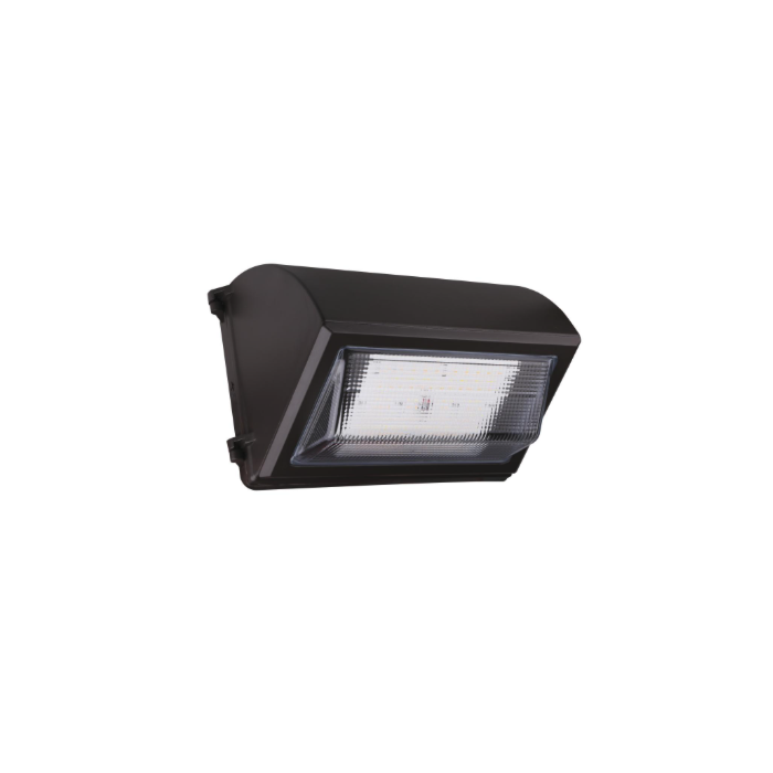 Satco 65-761 CCT and Wattage Adjustable LED Cutoff Wall Pack; Integrated Bypassable Photocell; CCT Selectable from 3000, 4000 or 5000K; Wattage Selectable from 80, 100, or 120 Watt; 120-277 Volt