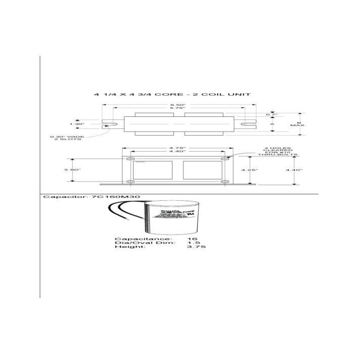 Advance 71A05F0-500D 90 Watt Low Pressure Sodium Ballast Kit