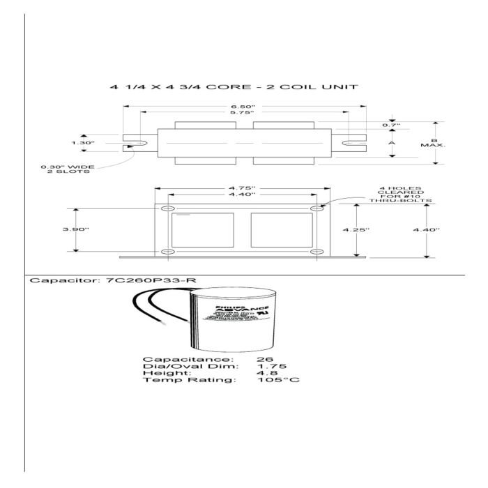 Advance 71A6092-001D 400 Watt Metal Halide Ballast Kit - BACKORDERED Until OCTOBER 2026