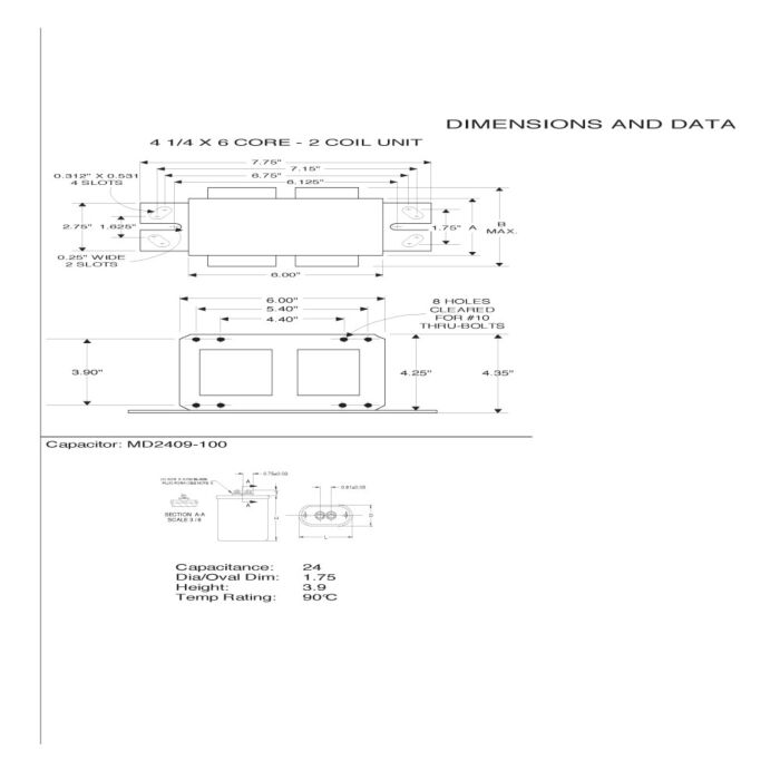 Advance 71A6542-001 1000 Watt Metal Halide Ballast Kit - National Backorder