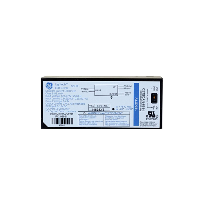 GE Lightech DO30MS701/4V2SBF (93861) LED Driver - *DISCONTINUED*