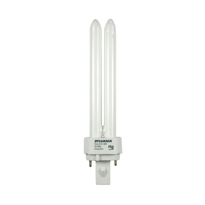 Sylvania 20678 (21111) - CF18DD/841/ECO  - 18 Watts 2 Pin CFL 4100K
