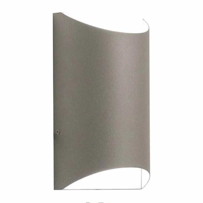Westgate CRES-51-50K-SIL Lunette Outdoor Sconce 5000K Dark Bronze