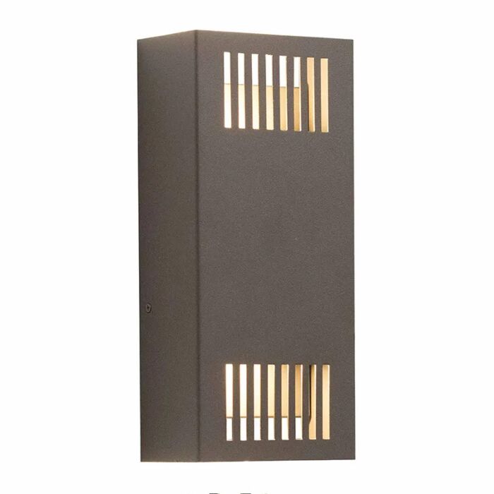 Westgate CRES-52-50K-BR Lunette Outdoor Sconce 4000K Silver